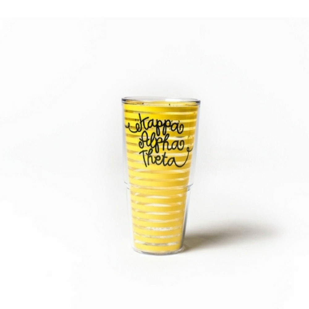 Kappa Alpha Theta Sorority 24 oz Tumbler Cup